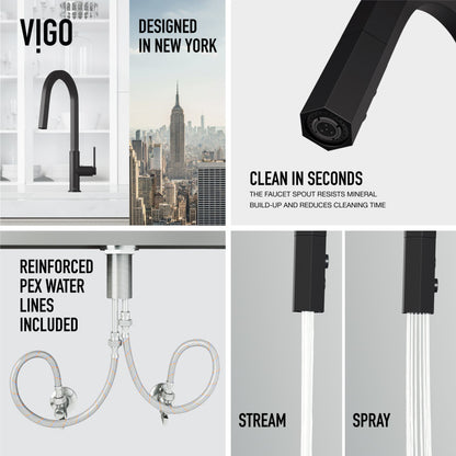 Hart Hexad Kitchen Faucet