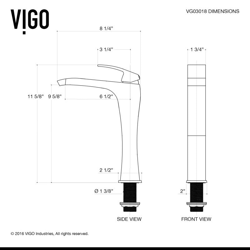 Blackstonian Bathroom Vessel Faucet