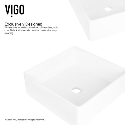 Dianthus Matte Stone™ Vessel Bathroom Sink