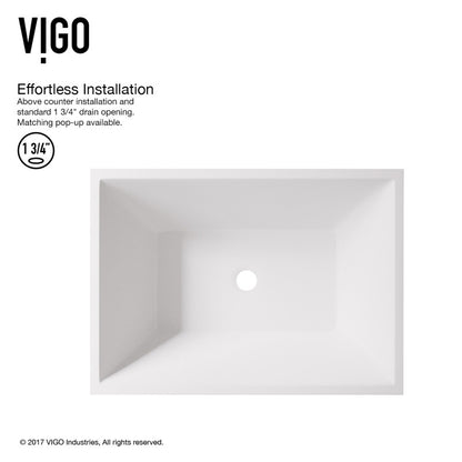 Vinca Matte Stone™ Vessel Bathroom Sink