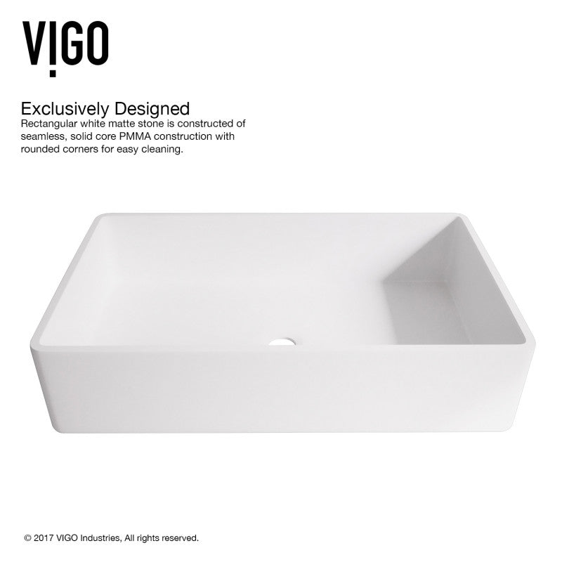 Magnolia Matte Stone™ Vessel Bathroom Sink