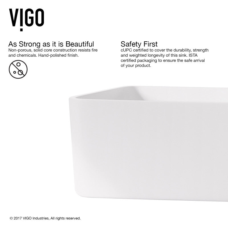 Jasmine Matte Stone™ Vessel Bathroom Sink