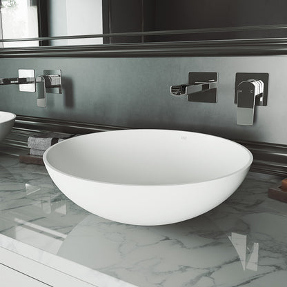 Lotus Matte Stone™ Vessel Bathroom Sink