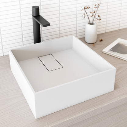Bryant Square Matte Stone™ Vessel Bathroom Sink