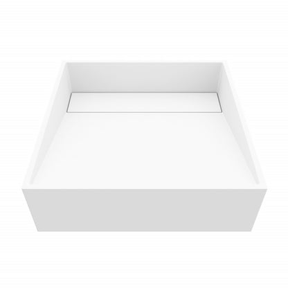 Starr Square Matte Stone™ Vessel Bathroom Sink