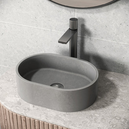 Giralda Gothic Grey Concreto Stone™ Composite Vessel Bathroom Sink