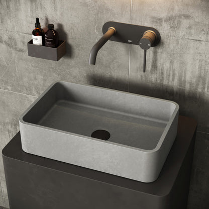 Cordoba Gothic Grey Concreto Stone™ Composite Vessel Bathroom Sink