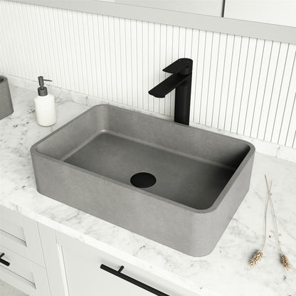 Cordoba Gothic Grey Concreto Stone™ Composite Vessel Bathroom Sink