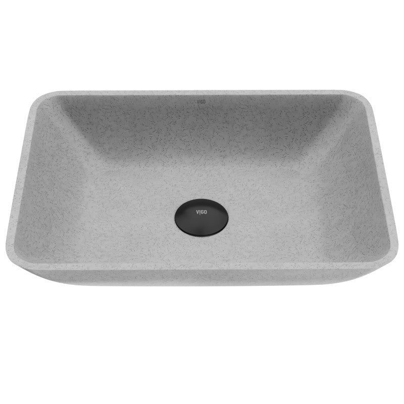 Duomo Gothic Grey Concreto Stone™ Composite Vessel Bathroom Sink
