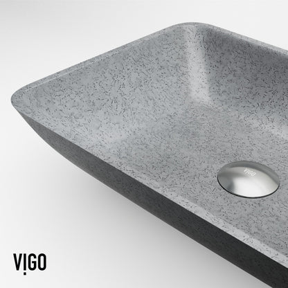 Duomo Gothic Grey Concreto Stone™ Composite Vessel Bathroom Sink