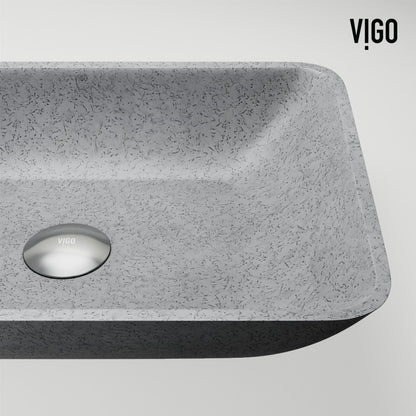 Duomo Gothic Grey Concreto Stone™ Composite Vessel Bathroom Sink