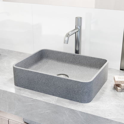 Segovia Gothic Grey Concreto Stone™ Composite Vessel Bathroom Sink
