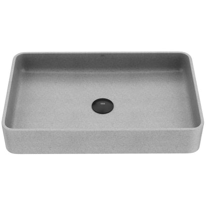 Basilica Gothic Grey Concreto Stone™ Composite Vessel Bathroom Sink