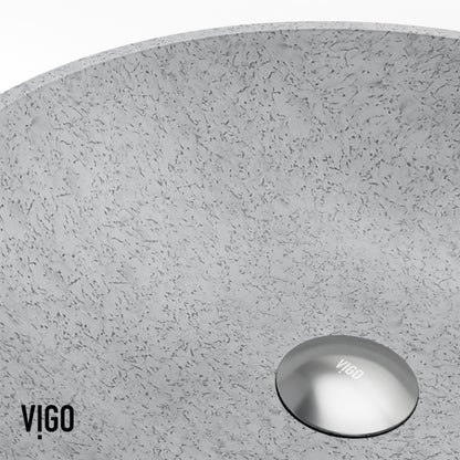 Ravenna Gothic Concreto Stone™ Composite Vessel Bathroom Sink