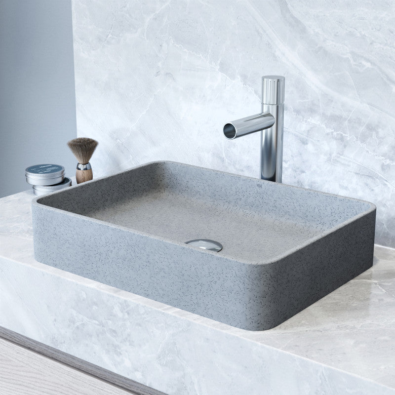 Terragona Gothic Grey Concreto Stone™ Composite Vessel Bathroom Sink