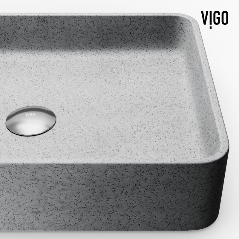 Terragona Gothic Grey Concreto Stone™ Composite Vessel Bathroom Sink
