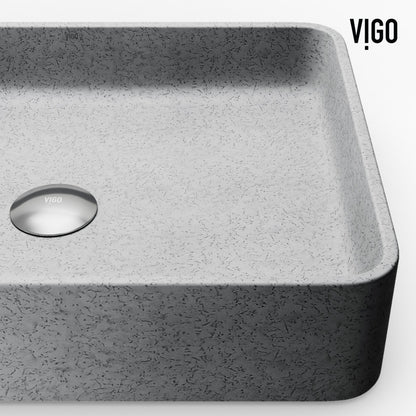 Terragona Gothic Grey Concreto Stone™ Composite Vessel Bathroom Sink