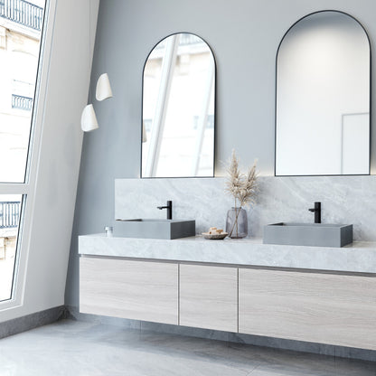 Coca Gothic Grey Concreto Stone™ Vessel Bathroom Sink