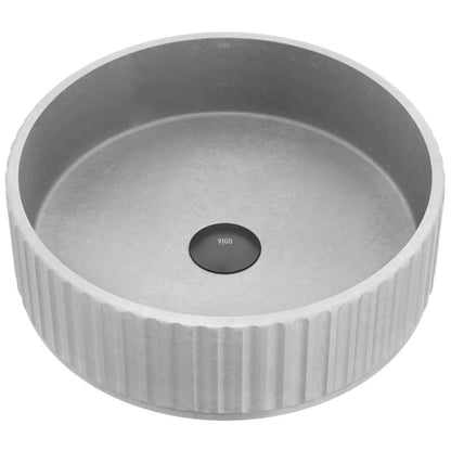 Windsor Round Concreto Stone™ Composite Vessel Bathroom Sink