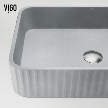 Windsor Rectangular Concreto Stone™ Composite Vessel Bathroom Sink