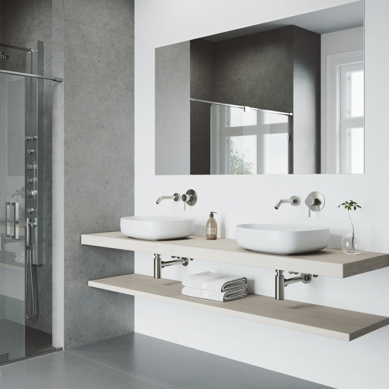 Olus Wall Mounted Bathroom Lavatory Faucet
