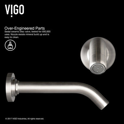 Olus Wall Mounted Bathroom Lavatory Faucet