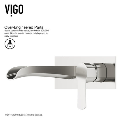 Cornelius Wall Mounted Bathroom Lavatory Faucet