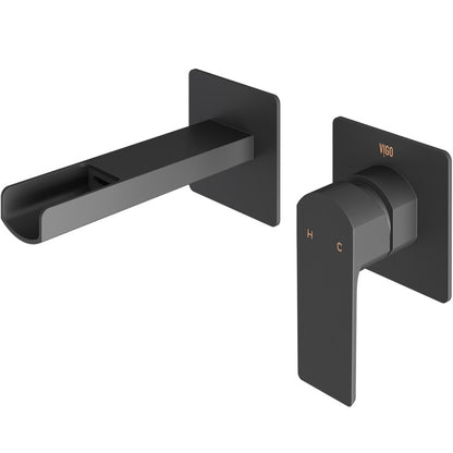 Atticus Wall Mounted Bathroom Lavatory Faucet