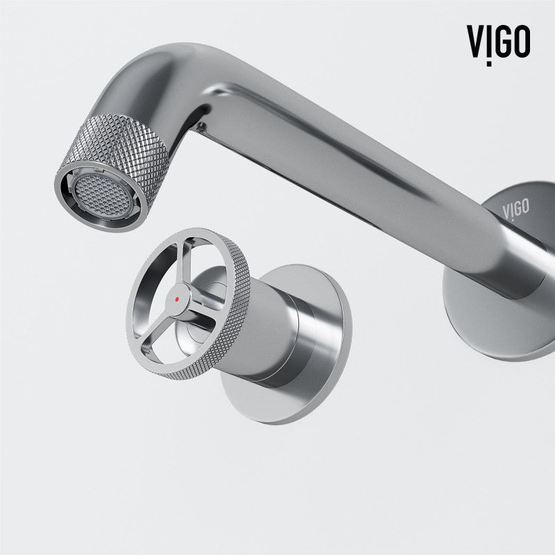 Cass Wall Mounted Bathroom Lavatory Faucet