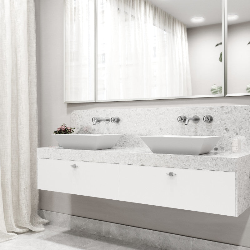 Cass Wall Mounted Bathroom Lavatory Faucet