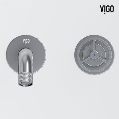 Cass Wall Mounted Bathroom Lavatory Faucet