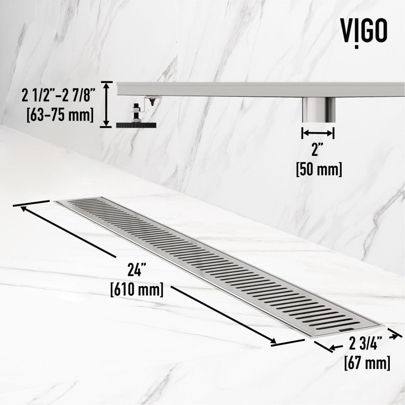 Elan Linear Shower Floor Drain