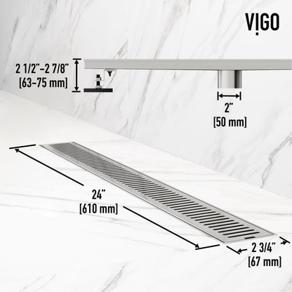 Elan Linear Shower Floor Drain