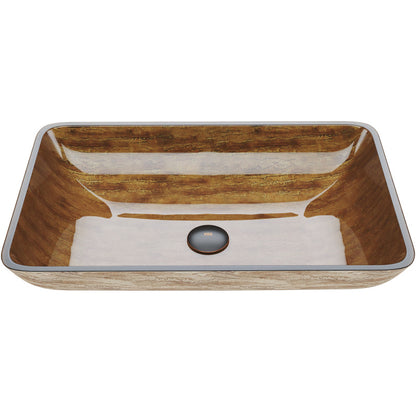 Hadyn Tempered Glass Vessel Bathroom Sink