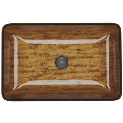 Hadyn Tempered Glass Vessel Bathroom Sink