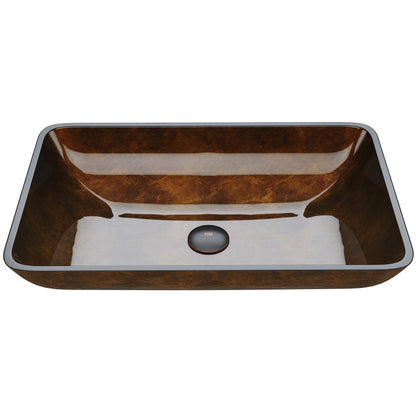 Hadyn Tempered Glass Vessel Bathroom Sink