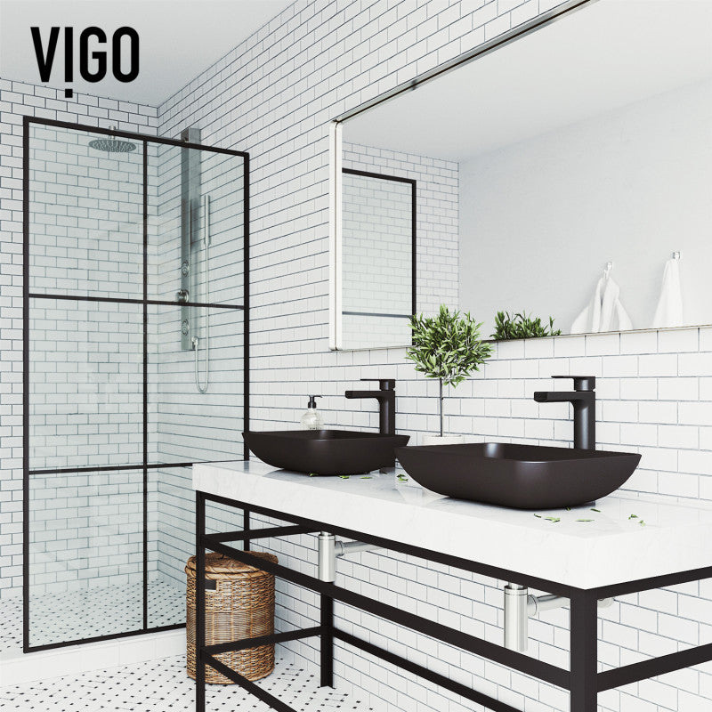 Sottile MatteShell™ Tempered Glass Vessel Bathroom Sink