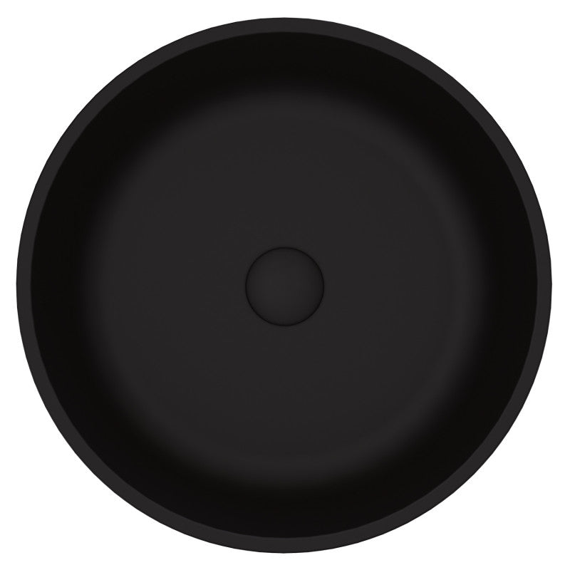 Black Modus MatteShell™ Tempered Glass Vessel Bathroom Sink
