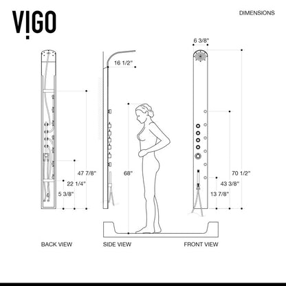 Brielle Shower Panel System