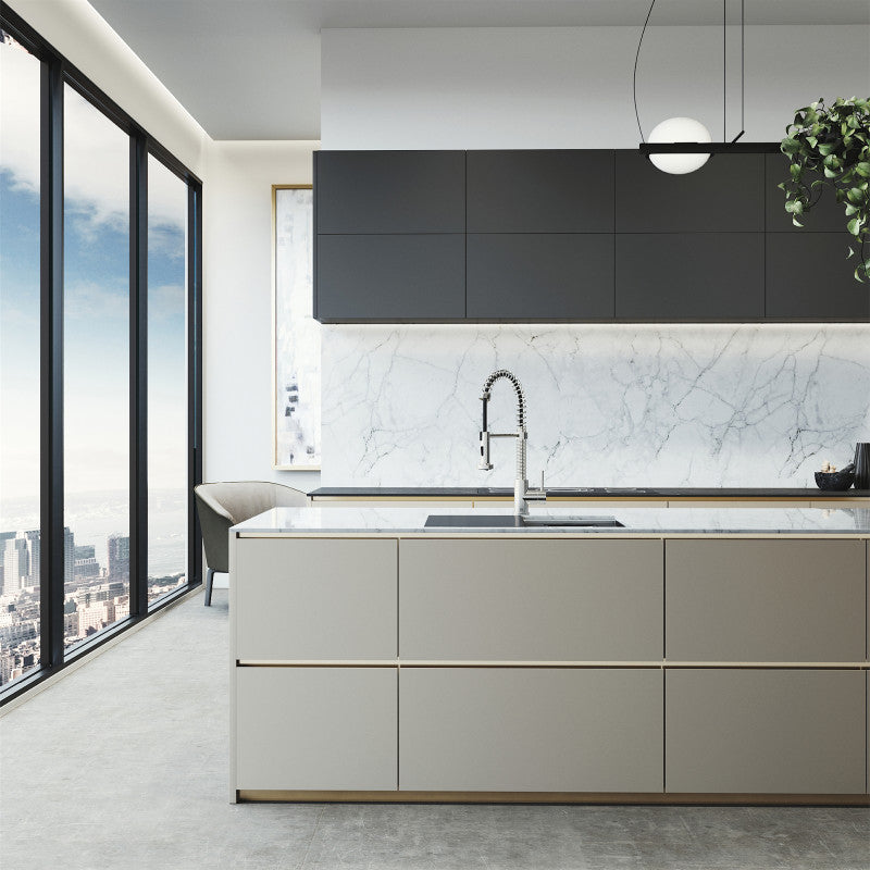 Hampton 24" Stainless Steel Undermount Kitchen Sink with Workstation