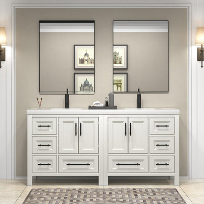 VIV 72" Freestanding Bathroom Vanity with Acrylic Sink Top