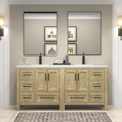 VIV 72" Freestanding Bathroom Vanity with Acrylic Sink Top