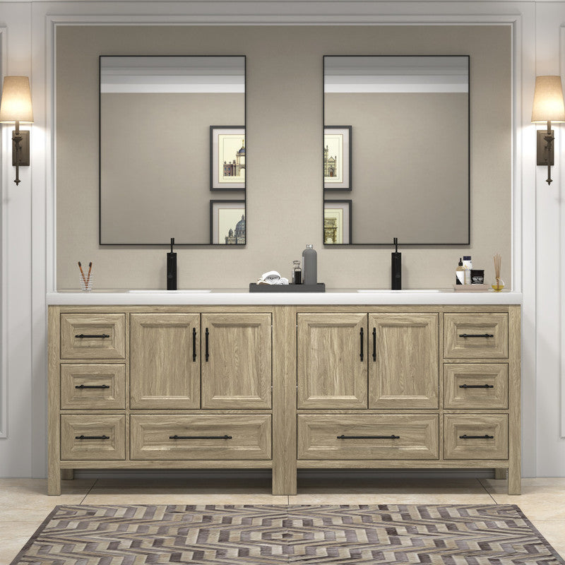 VIV 84" Freestanding Bathroom Vanity with Acrylic Sink Top