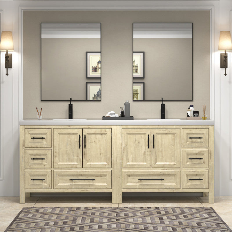 VIV 84" Freestanding Bathroom Vanity with Acrylic Sink Top