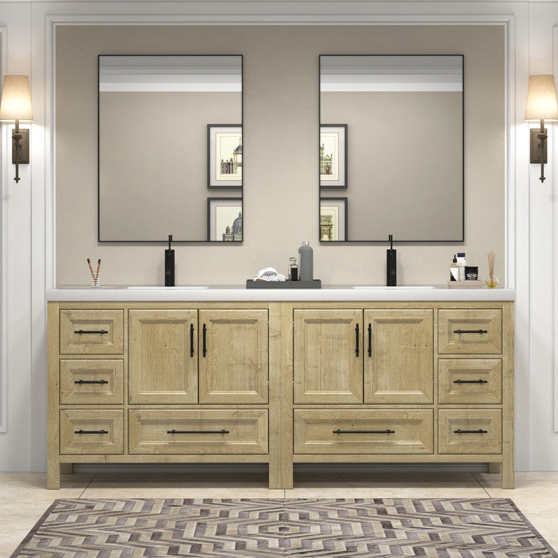 VIV 84" Freestanding Bathroom Vanity with Acrylic Sink Top