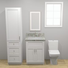 Load image into Gallery viewer, Rene White Shaker 24&quot; Freestanding Vanity
