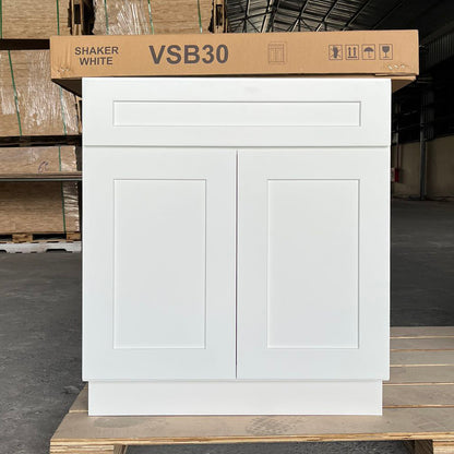 White Shaker (Bathroom Vanity Only)