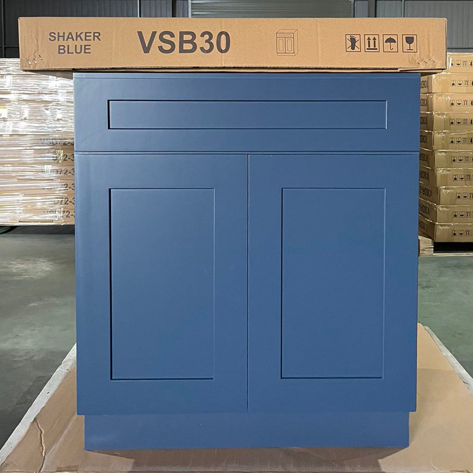 Blue Shaker (Bathroom Vanity Only)