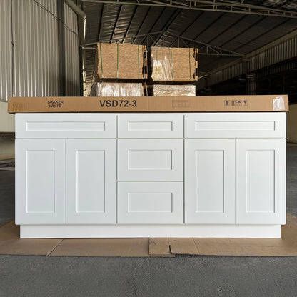 White Shaker (Bathroom Vanity Only)