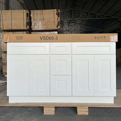White Shaker (Bathroom Vanity Only)